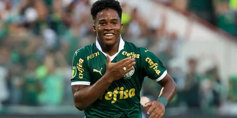 Endrick sớm nổi danh trong màu áo Palmeiras